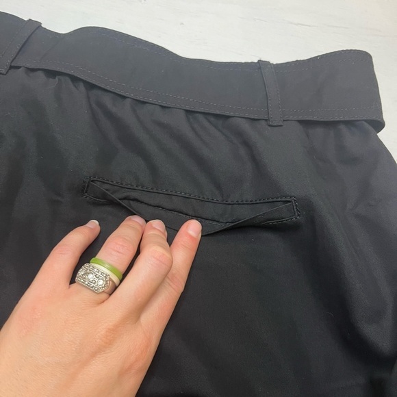 Ann Taylor Elastic High Waist Tapered Leg Pant With Belt Sz 18 - Picture 11 of 14